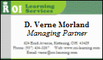 Business Card for D. Verne Morland, Managing Partner